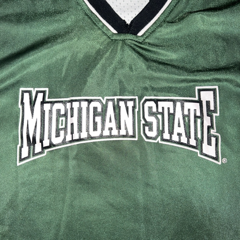Starter Michigan State Spartans Green Sleeveless Jersey Tank XL 18/20 NCAA - Picture 3 of 9